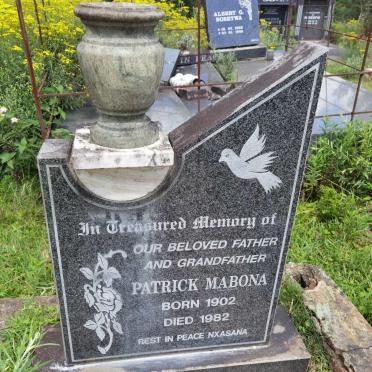 MABONA Patrick 1902-1982