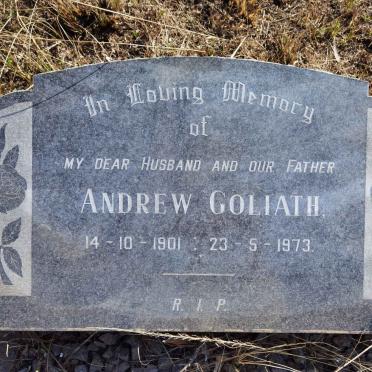 GOLIATH Andrew 1901-1973