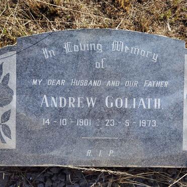 GOLIATH Andrew 1901-1973
