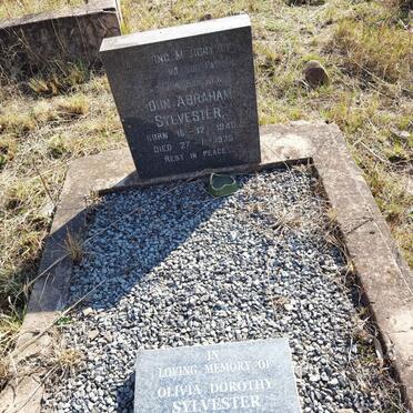 SYLVESTER John Abraham 1940-1975 &amp; Olivia Dorothy 1947-2010 