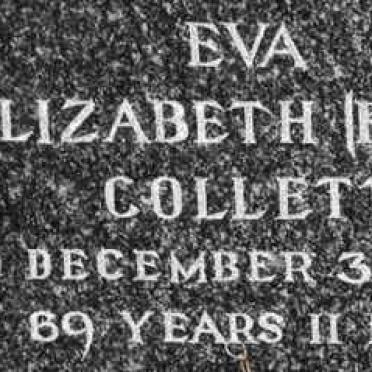 COLLETT Eva Elizabeth -1943