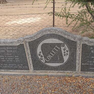 COLLETT John Hedley 1866-1966 &amp; Martha Rhoda 1868-1950