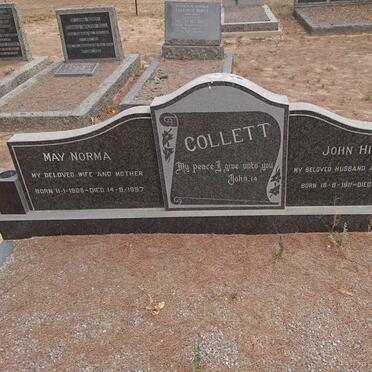 COLLETT John Hilton 1911-1986 &amp; May Norma 1908-1997