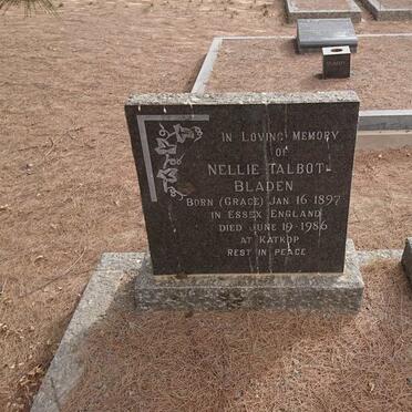BLADEN Nellie Talbot nee GRACE 1897-1986
