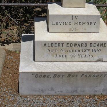 DEANE Albert Edward -1897