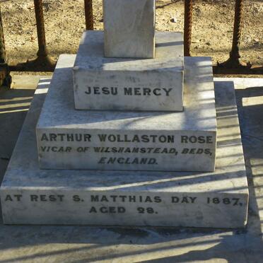 ROSE Arthur Wollaston -1887