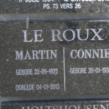 ROUX Martin, le 1922-2013 &amp; Connie 1930