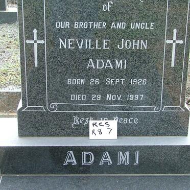 ADAMI Neville John 1926-1997
