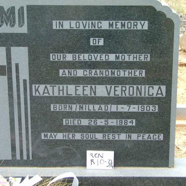 ADAMI George 1891-1967 &amp; Kathleen Veronica MILLAD 1903-1984 