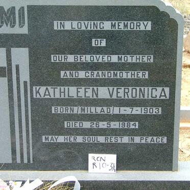 ADAMI George 1891-1967 &amp; Kathleen Veronica MILLAD 1903-1984 