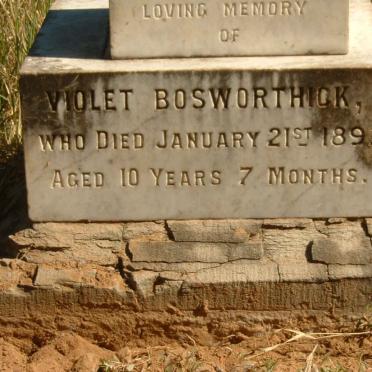 BOSWORTHICK Violet -1897