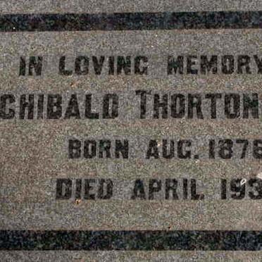 BUTLER Archibald Thorton 1876-1931