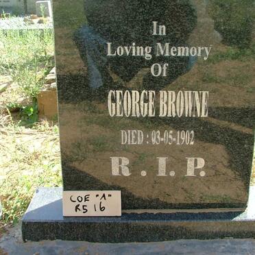 BROWNE George -1902
