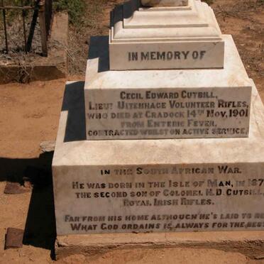 CUTBILL Cecil Edward 1871-1901
