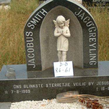 GREYLING Jacobus Smith 1989-1996