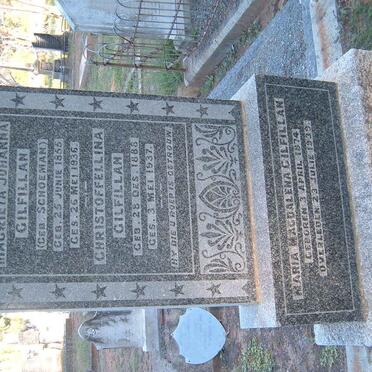 GILFILLAN Maria Magdalena 1874-1939 :: GILFILLAN Christoffellina 1888-1937