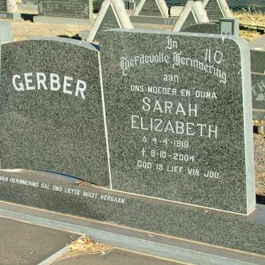 GERBER Thomas Izak 1913-1978 &amp; GERBER Sarah Elizabeth 1919-2004 