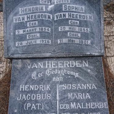 HEERDEN Hendrik, van 1854-1926 &amp; Sophia 1855-1901