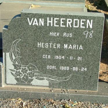HEERDEN Hester Maria, van 1904-1989