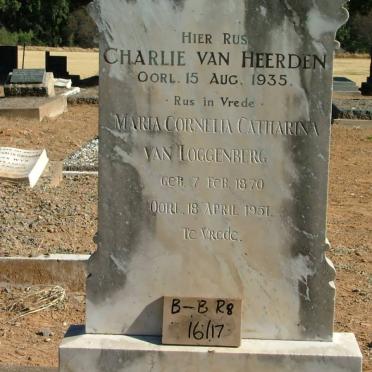 HEERDEN Charlie, van -1935 :: VAN LOGGERENBERG Maria Cornelia 1870-1951