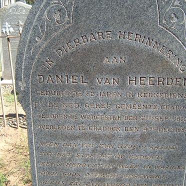 HEERDEN Daniel, van 1810-1886