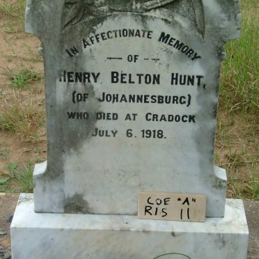 HUNT Henry Belton -1918