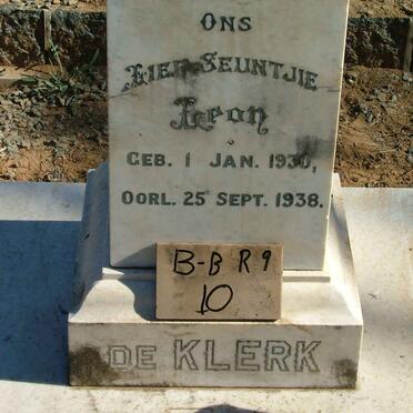 KLERK Leon, de 1930-1938