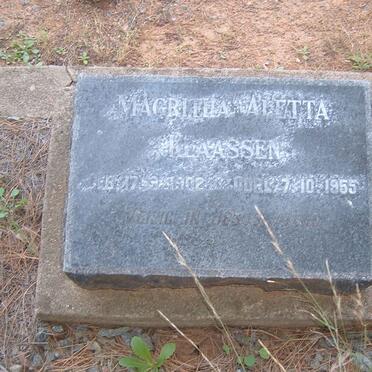 KLAASSEN Magritha Aletta 1902-1955