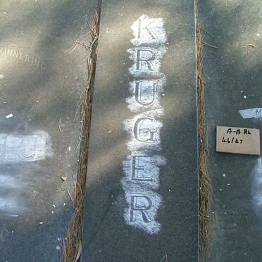 KRUGER Gerrit H.J. 189?-19?? &amp; Estelle BUYS 19??-19??