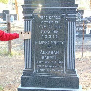 LEVENSTEIN Abraham Karpel -1995