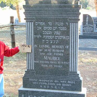 LEVENSTEIN Maurice -1962