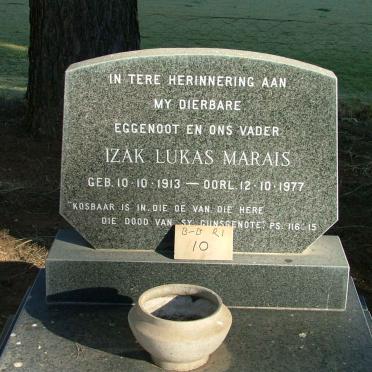MARAIS Izak Lukas 1913-1977