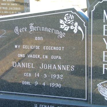 MEYER Daniel Johannes 1932-1990