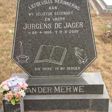 MERWE Jurgens de Jager, van der 1958-2008