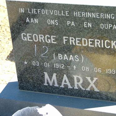 MARX George Frederick 1912-1995