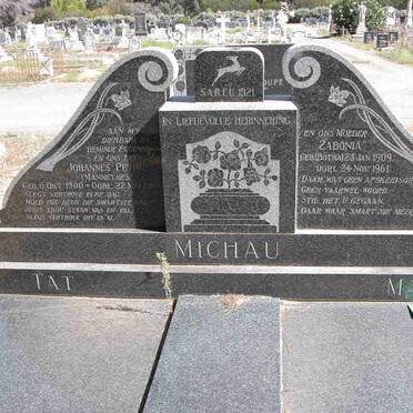 MICHAU Johannes Petrus 1900-1960 &amp; Zabonia BOTHA 1909-1961_1