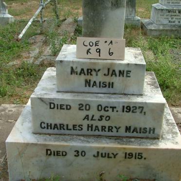 NAISH Charles Harry -1915 &amp; Mary Jane -1927