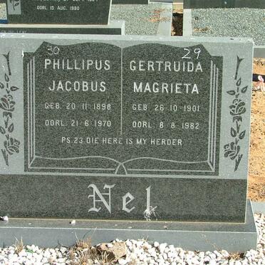 NEL Phillipus Jacobus 1898-1970 &amp; Gertruida Magrieta 1901-1982