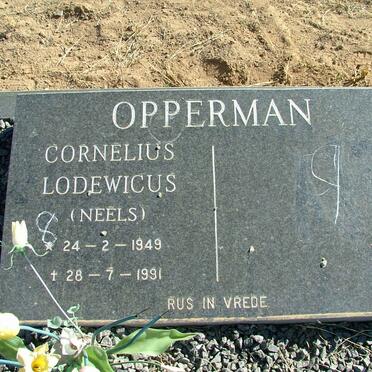 OPPERMAN Cornelius Lodewicus 1949-1991