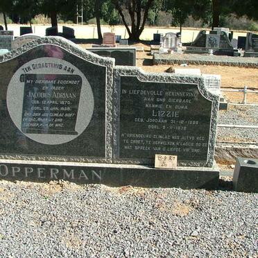 OPPERMAN Jacobus Adriaan 1870-1958 :: OPPERMAN Lizzie nee JORDAAN 1899-1978