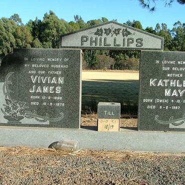 PHILLIPS Vivian James 1899-1978 &amp; Kathleen May OWEN 1913-1987