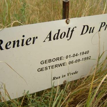 PREEZ Renier Adolf, du 1940-1992