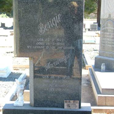 ROODE Bengie 1927-1957 :: ROODE Ferreiratjie 1933-1933