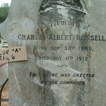 RUSSELL Charles Albert 1880-1912