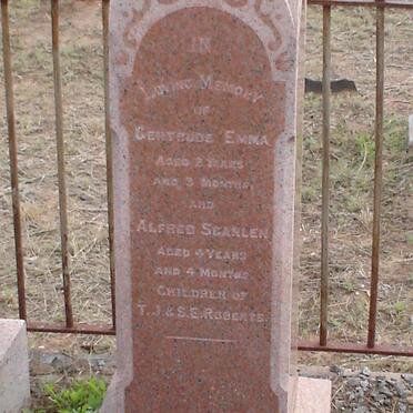 ROBERTS Gertrude Emma :: ROBERTS Alfred Scanlen