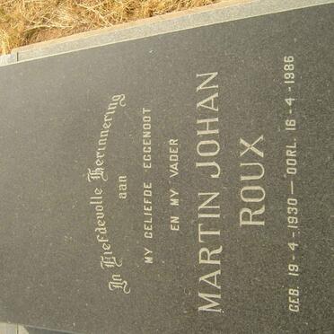 ROUX Martin Johan 1930-1986
