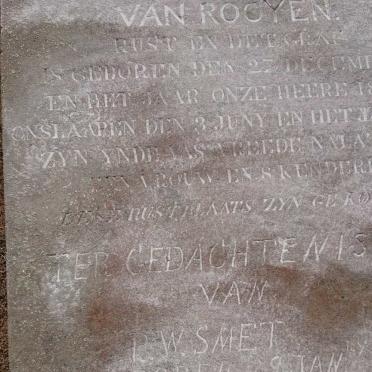 ROOYEN Johannes Marthinus, van 1826-1862 :: SMET P.W. 1851-1892
