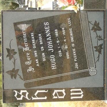 SHAW Hugo Johannes 1968-1984