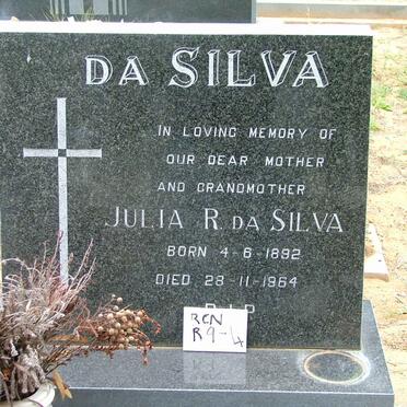 SILVA Julia R., da 1892-1964