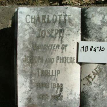 TROLLIP Charlotte Joseph 1856-1952